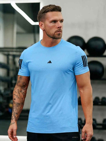 Premium Imported Mesh Dry-Fit T-Shirt – Sky