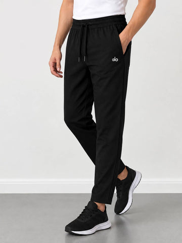 Men’s Black Regular Fit Jogger Trousers