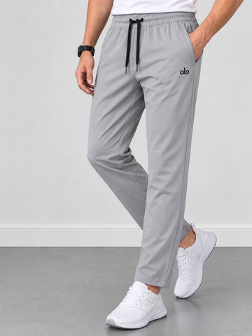Men’s Light Grey Regular Fit Jogger Trousers